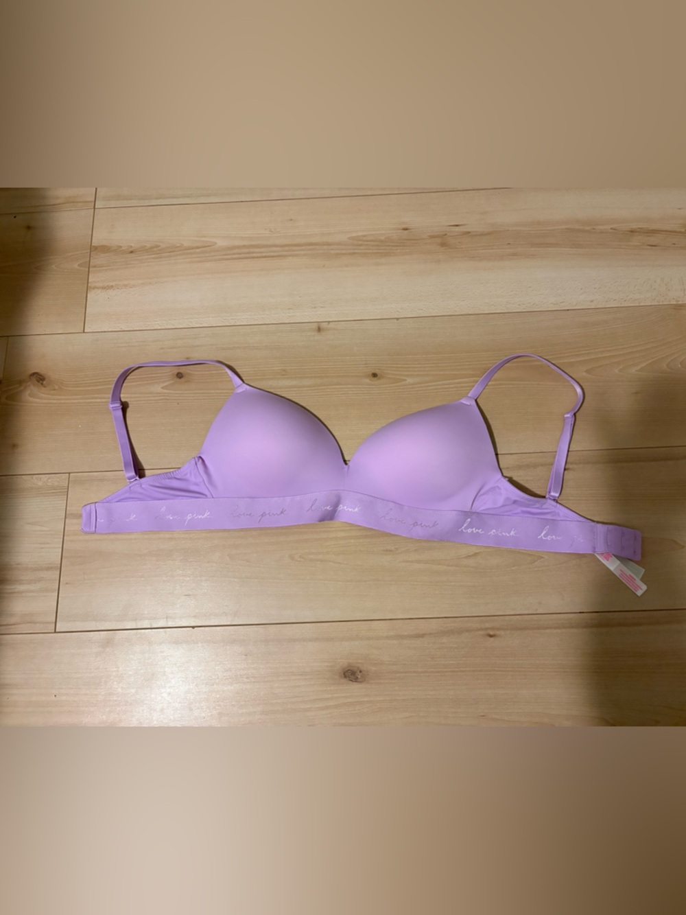 PINK Victoria's Secret Light Lavender Wear Everywhere Push Up Bra